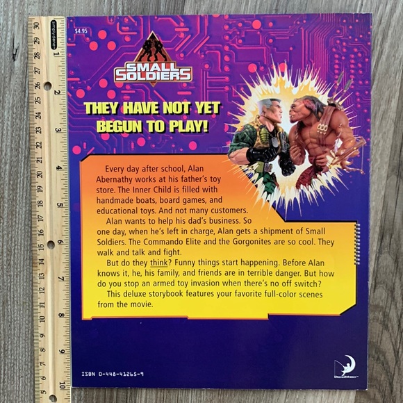 Small Soldiers The Movie Storybook Motion Picture Story Book Jennifer Dussling - Picture 5 of 6